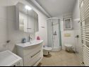 Apartementen Želja - sea view: A1(8) Medulin - Istrië  - Appartement - A1(8): badkamer met toilet