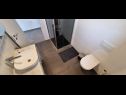 Apartementen Grie - free parking: A1(2) Medulin - Istrië  - Appartement - A1(2): badkamer met toilet