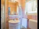 Apartementen en kamers Gracia - with great view: SA1(2), SA2(2) Rabac - Istrië  - Studio-appartment - SA2(2): badkamer met toilet