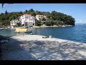 Apartementen en kamers Ivo - 20m from the sea: A1(2), A2(2), A3(2+2), A4(2+2) Racisce - Eiland Korcula  - strand