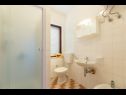 Apartementen Mari - 50m from the sea A1(4), A2(4) Baai Tri zala (Zrnovo) - Eiland Korcula  - Kroatië  - Appartement - A1(4): badkamer met toilet