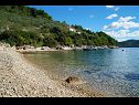 Vakantiehuizen Senka1 - pure nature & serenity: H(2) Baai Tudorovica (Vela Luka) - Eiland Korcula  - Kroatië  - strand