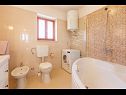Vakantiehuizen Polonijo H(6+2) Krk - Eiland Krk  - Kroatië  - H(6+2): badkamer met toilet