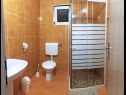 Apartementen PAna - 150 m from sea : A1(4), A2(4), A3(4), A4(4) Silo - Eiland Krk  - Appartement - A2(4): badkamer met toilet