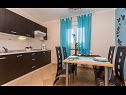 Apartementen Brusic A1(2) Vrbnik - Eiland Krk  - Appartement - A1(2): keuken en eetkamer
