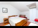 Apartementen Jasna - family friendly: A1 Prizemlje (2+2), A2 Gornji (2+2) Baska Voda - Riviera Makarska  - Appartement - A2 Gornji (2+2): slaapkamer