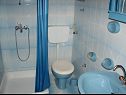 Apartementen en kamers Roza - 200 m from sea : A1(5), A2(4+2), R1(2), R2(2) Baska Voda - Riviera Makarska  - Kamer - R2(2): badkamer met toilet