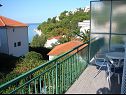 Apartementen Eddie - 80m from the sea A1(4+2), A2(2+1) Baska Voda - Riviera Makarska  - Appartement - A1(4+2): overdekt terras