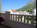 Apartementen Jakir - with terrace : A1(4+2) Baska Voda - Riviera Makarska  - Appartement - A1(4+2): uitzicht vanaf terras