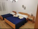Apartementen Toni - 150m from pebble beach: A1 veliki (5) Baska Voda - Riviera Makarska  - Appartement - A1 veliki (5): slaapkamer