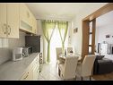 Apartementen Robert - sea view : A1(4+1), A2(4+2) Brela - Riviera Makarska  - Appartement - A2(4+2): keuken en eetkamer