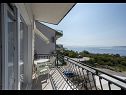 Apartementen Robert - sea view : A1(4+1), A2(4+2) Brela - Riviera Makarska  - Appartement - A2(4+2): terras