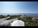 Apartementen Robert - sea view : A1(4+1), A2(4+2) Brela - Riviera Makarska  - Appartement - A2(4+2): uitzicht vanaf terras
