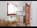 Apartementen Ante M - 100 m from beach: A1(4+2), A2(4+2), C3(2) Brela - Riviera Makarska  - Appartement - A1(4+2): keuken en eetkamer