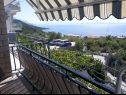 Apartementen Ante - seaview A1(5), SA2(3), SA3(2+1) Brela - Riviera Makarska  - Studio-appartment - SA2(3): uitzicht