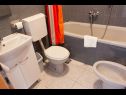 Apartementen Ante - seaview A1(5), SA2(3), SA3(2+1) Brela - Riviera Makarska  - Studio-appartment - SA2(3): badkamer met toilet
