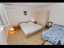 Apartementen Miljko - 80 m from beach: A1(6), SA2(2), A10(4+1), A11(2+2) Brela - Riviera Makarska  - Appartement - A1(6): slaapkamer