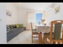 Apartementen Ruze - 200 m from sea : A1(6+1), A2(8+1) Brela - Riviera Makarska  - Appartement - A2(8+1): woonkamer