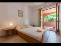 Apartementen Ruze - 200 m from sea : A1(6+1), A2(8+1) Brela - Riviera Makarska  - Appartement - A2(8+1): slaapkamer