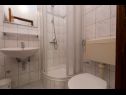 Apartementen Ruze - 200 m from sea : A1(6+1), A2(8+1) Brela - Riviera Makarska  - Appartement - A2(8+1): badkamer met toilet