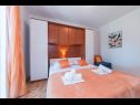 Apartementen Robert - sea view : A1(4+1), A2(4+2) Brela - Riviera Makarska  - Appartement - A1(4+1): slaapkamer