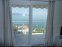 Apartementen Kate - 20m from the beach: A1(2+2), A2(2+2) Brist - Riviera Makarska  - Appartement - A2(2+2): terras