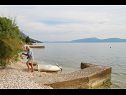 Apartementen Sea View - cosy & comfortable: A2 Zaborke(4), A4 Somina(2+2) Brist - Riviera Makarska  - strand