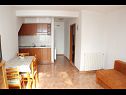Apartementen Sea View - cosy & comfortable: A2 Zaborke(4), A4 Somina(2+2) Brist - Riviera Makarska  - Appartement - A4 Somina(2+2): keuken en eetkamer
