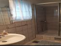 Apartementen Kate - 20m from the beach: A1(2+2), A2(2+2) Brist - Riviera Makarska  - Appartement - A1(2+2): badkamer met toilet