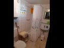 Apartementen Danka - affordable and at the beach: SA1(2) Brist - Riviera Makarska  - Studio-appartment - SA1(2): badkamer met toilet