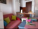 Apartementen Danka - affordable and at the beach: SA1(2) Brist - Riviera Makarska  - Studio-appartment - SA1(2): woonkamer