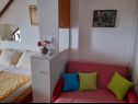 Apartementen Danka - affordable and at the beach: SA1(2) Brist - Riviera Makarska  - Studio-appartment - SA1(2): woonkamer