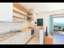 Apartementen Horizont - 150 m from pebble beach: A1-Filip(4+2), A2-Mario(4+2) Brist - Riviera Makarska  - Appartement - A2-Mario(4+2): keuken