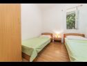 Apartementen Horizont - 150 m from pebble beach: A1-Filip(4+2), A2-Mario(4+2) Brist - Riviera Makarska  - Appartement - A2-Mario(4+2): slaapkamer