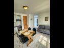 Apartementen Sea View - cosy & comfortable: A2 Zaborke(4), A4 Somina(2+2) Brist - Riviera Makarska  - Appartement - A2 Zaborke(4): keuken en eetkamer