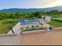 Vakantiehuizen Villa Vinka - with pool: H(6+2) Kozica - Riviera Makarska  - Kroatië  - zwembad (huis en omgeving)