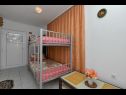 Apartementen Vlatko - affordable & cosy: SA1(4), SA2(2+2), SA3(2+2) Krvavica - Riviera Makarska  - Studio-appartment - SA1(4): slaapkamer