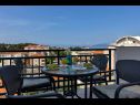Apartementen Josip - panoramic sea view & parking: A1(4+2) Makarska - Riviera Makarska  - terras