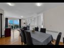 Apartementen Josip - panoramic sea view & parking: A1(4+2) Makarska - Riviera Makarska  - Appartement - A1(4+2): eetkamer