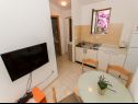 Apartementen Srzi 1 - 200 m from sea: A4(2+2), A5(4) Makarska - Riviera Makarska  - Appartement - A5(4): keuken en eetkamer