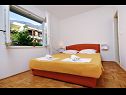 Apartementen Zrine - comfortable with a balcony: A1(2+2) Makarska - Riviera Makarska  - Appartement - A1(2+2): slaapkamer