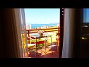 Apartementen Bor - with great view: A1(4+2)Garbin, SA2(2)Levant Makarska - Riviera Makarska  - Appartement - A1(4+2)Garbin: uitzicht vanaf balkon