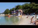 Apartementen Fila - large & close to the beach: A1(5) Makarska - Riviera Makarska  - strand