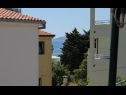 Apartementen Fila - large & close to the beach: A1(5) Makarska - Riviera Makarska  - Appartement - A1(5): uitzicht