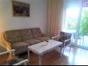 Apartementen Dane - free parking A1(2+1), A2(4) Makarska - Riviera Makarska  - Appartement - A1(2+1): woonkamer