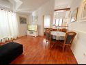 Apartementen Mila - 2 bedrooms and free parking: A4(4), A5(5) Makarska - Riviera Makarska  - Appartement - A4(4): woonkamer
