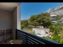 Apartementen Mario - with terace: A1(2+2), A2(4), A3(2+2) Makarska - Riviera Makarska  - Appartement - A3(2+2): uitzicht