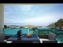 Apartementen Luxury - heated pool, sauna and gym: A1(2), A2(2), A3(4), A4(2), A5(4), A6(2) Makarska - Riviera Makarska  - Appartement - A4(2): uitzicht op zee