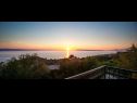 Vakantiehuizen Mirta - rustic villa: H(4+2) Podgora - Riviera Makarska  - Kroatië  - uitzicht op zee (huis en omgeving)