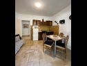 Apartementen Bogomir - 80 m from beach: A1(4+1) Podgora - Riviera Makarska  - Appartement - A1(4+1): keuken en eetkamer